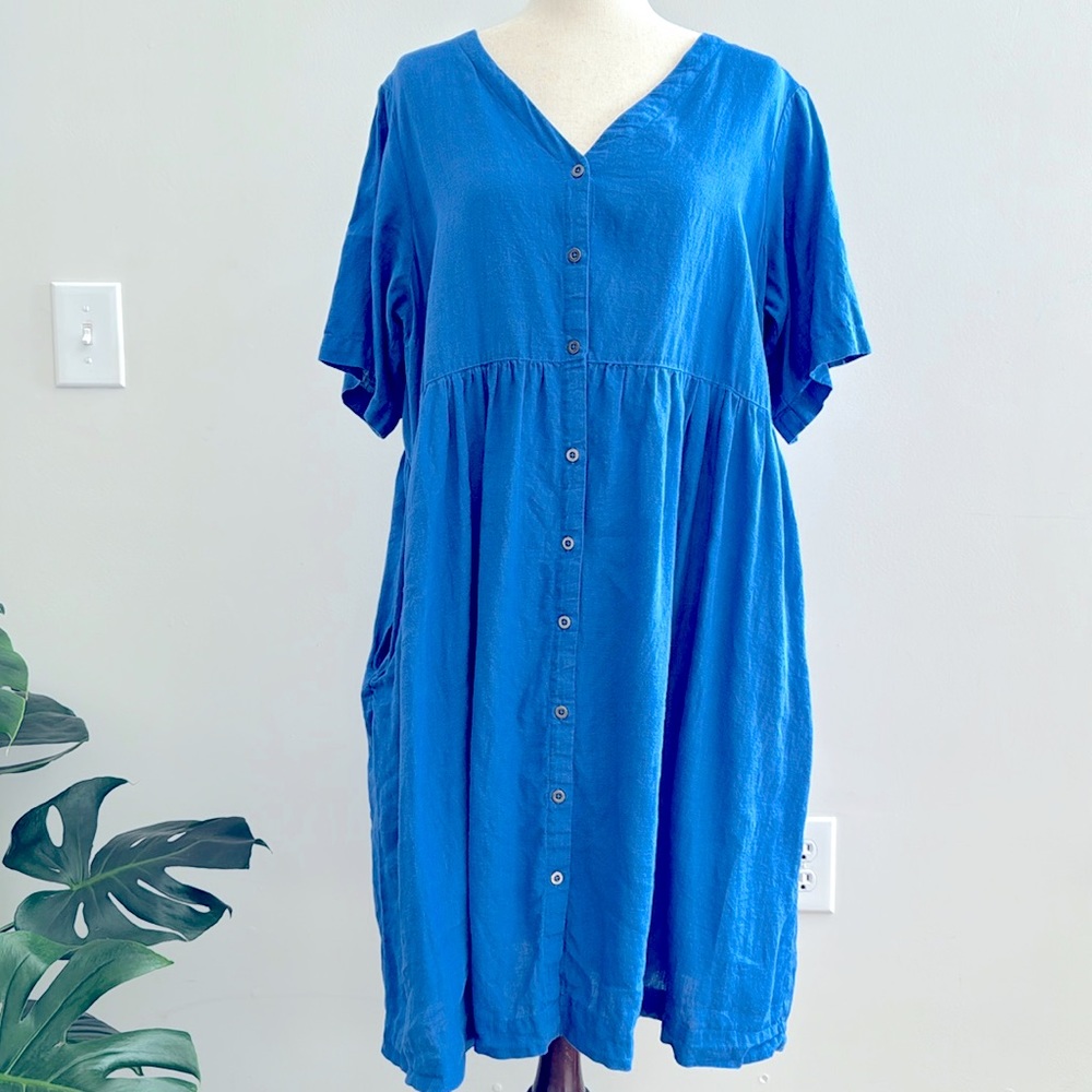 Gudrun Sjoden Sz L Dress in Linen